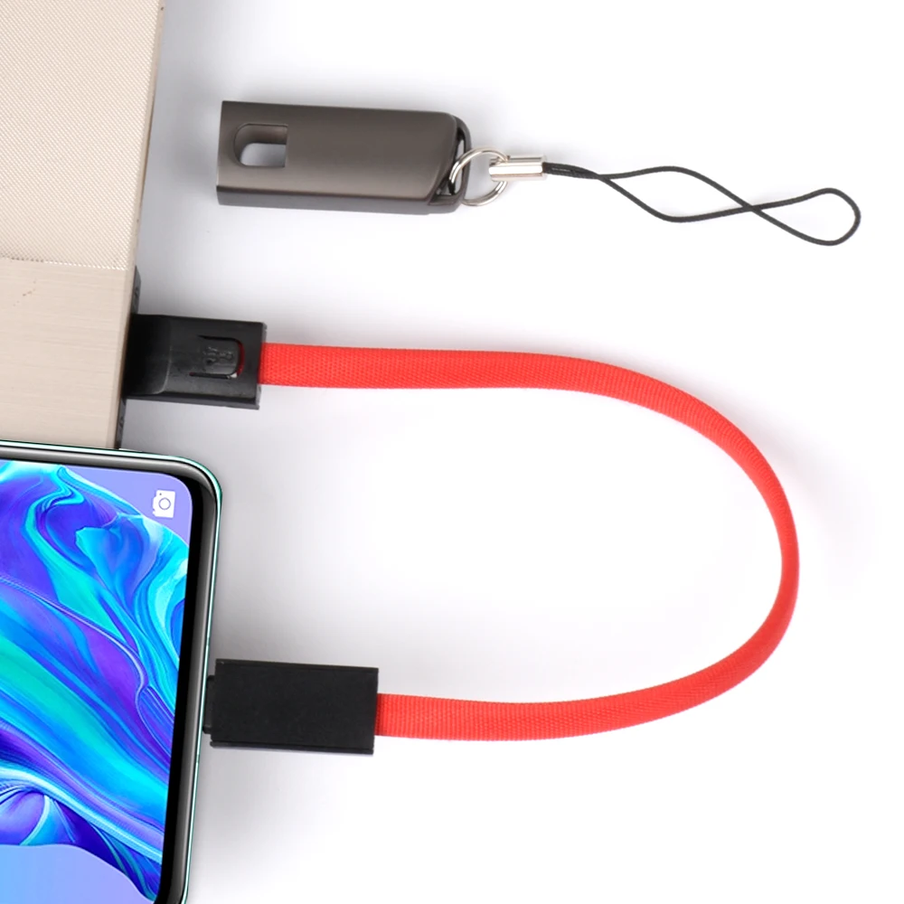Android телефон планшет зарядный кабель маленький Переносной Микро-Тип USB usb-c C