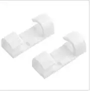 20pcs White 20 шт. проволочный органайзер, зажим для кабеля, клипсы для хранения, пряжка, линия передачи данных, инструмент для отделки, фиксированные подходящие кабели, проволочные клипсы для хранения - Цвет: 20pcs White