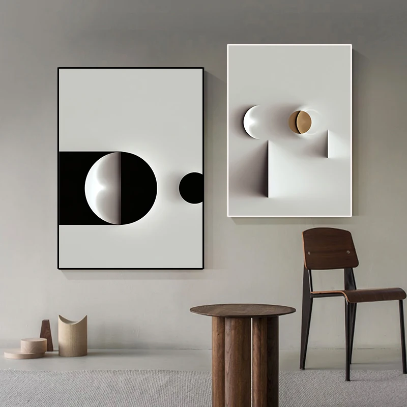 

2 Pannel Painting Minimalism Abstract Canvas Poster Modern Home Decor Wall Art Painting Nordic Living Room Decoration Picture