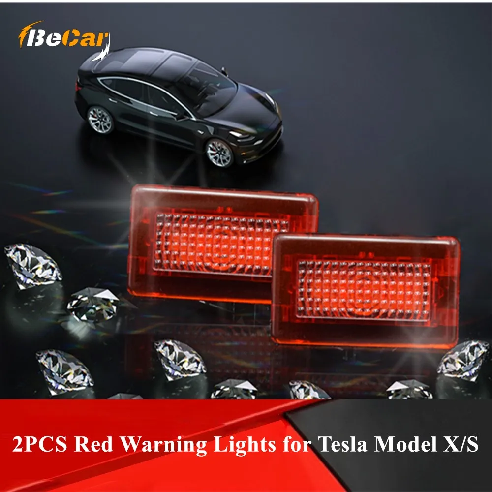 1/2/4 шт Красный светильник s светодиодный двери автомобиля Предупреждение