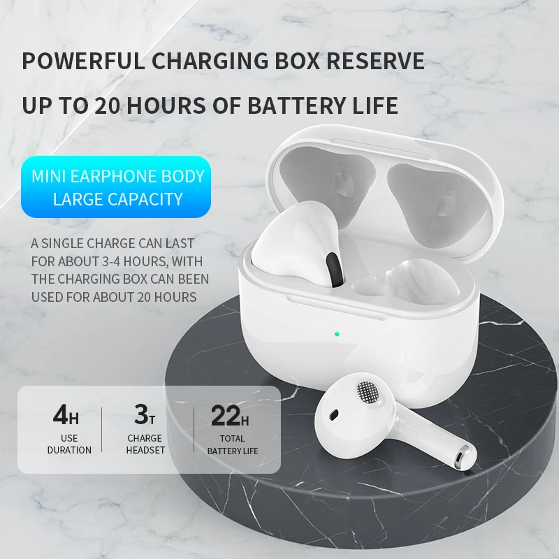 tws earbuds wireless bluetooth earphones headset touch voice control noise reduction stereo cordless headphones for apple xiaomi free global shipping