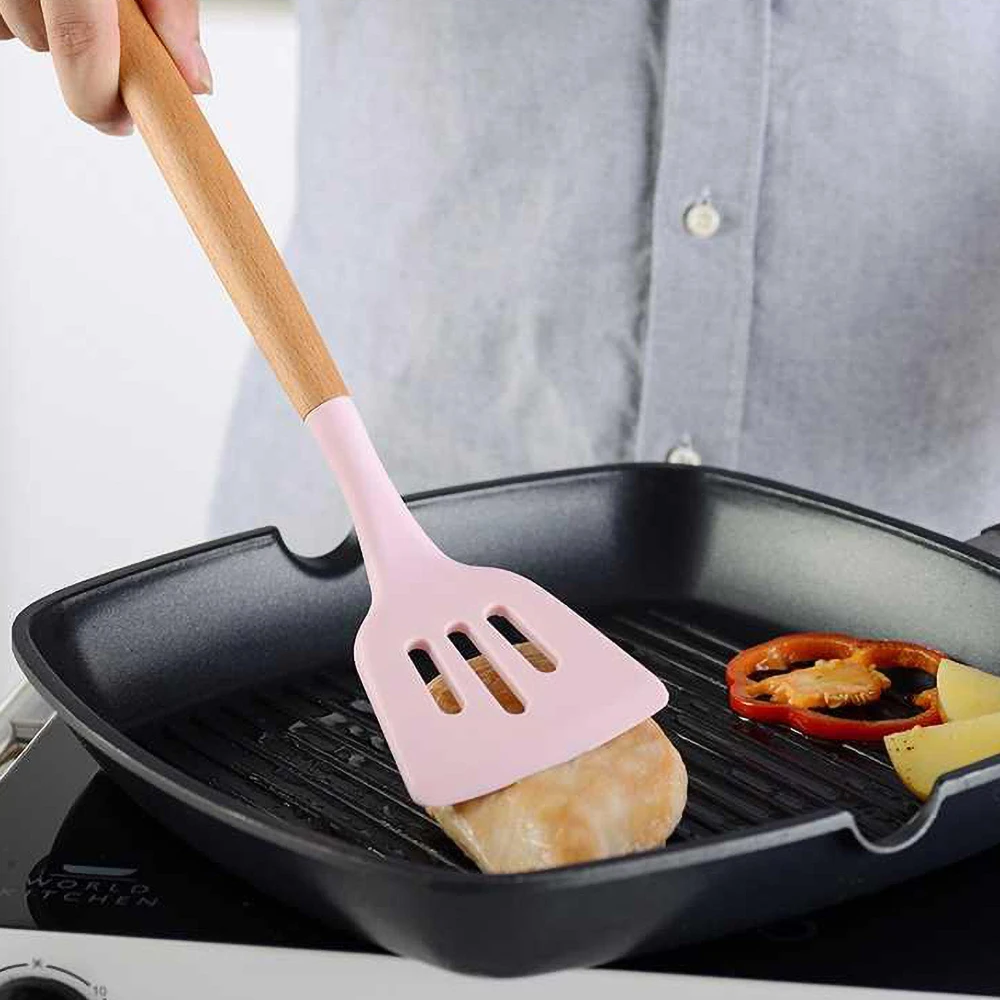 

[Onuobao] silicone spatula with environmentally friendly scratch-proof spatula