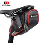 Велосипедная сумка WEST BIKING, непромокаемая сумка-седло, светоотражающая велосипедная сумка MTB, противоударная велосипедная сумка, аксессуары для велоспорта, задняя сумка-подседельный штырь