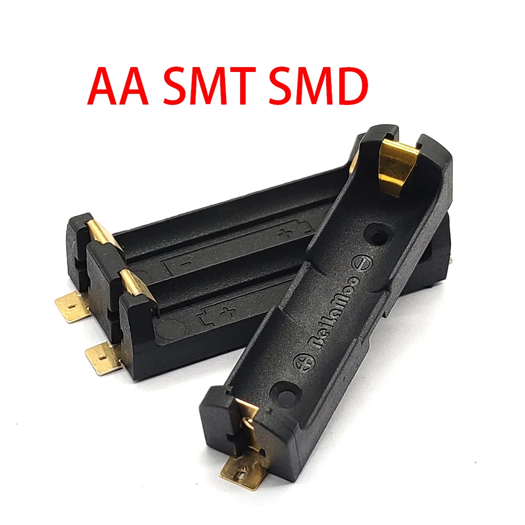 Высококачественный позолоченный чехол для батарей AA SMT SMD держатель коробка AA| |