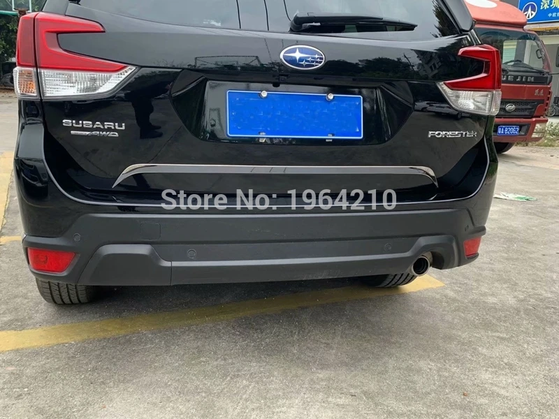 Для Subaru Forester 2018 2019 2020 ABS Хромированная Задняя Крышка багажника ниже крышка