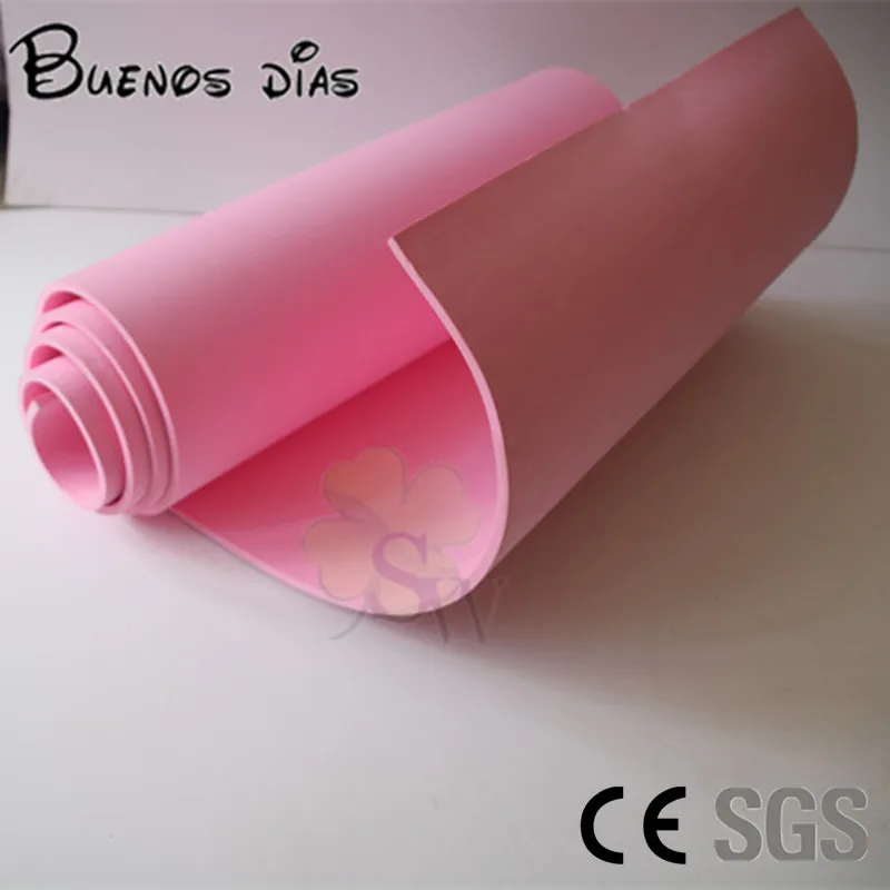 

BUENOS DIAS Free Shippment No Hole Pink Color Eva Foam Sheet,Cosplay DIY School Handmade Material Size 50cm*200cm