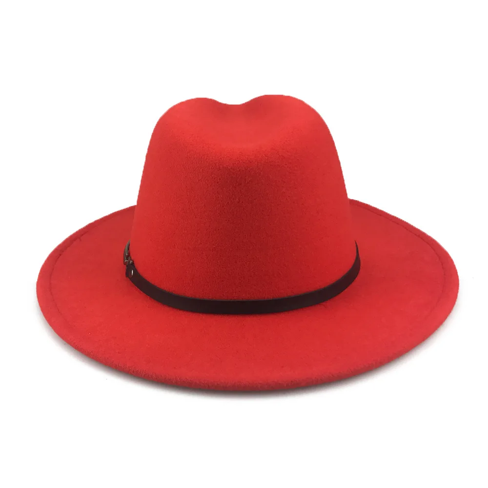 Модная мужская и женская шерстяная ковбойская шляпа с отверстиями в западном