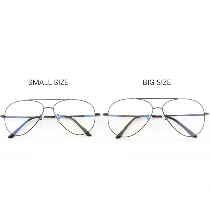 Pure Titanium Prescription Frame Pilot Men Oversize Eye Glasses Frame Optical Myopia Eyeglasses High-quality Frame for Women