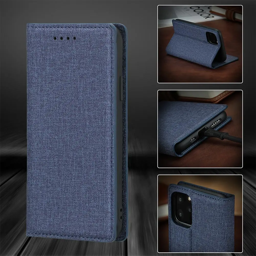 KISSCASE Роскошный кожаный чехол с текстурой ткани для iPhone 11 Pro Max 6 6S 7 8 Plus X XS MAX XR