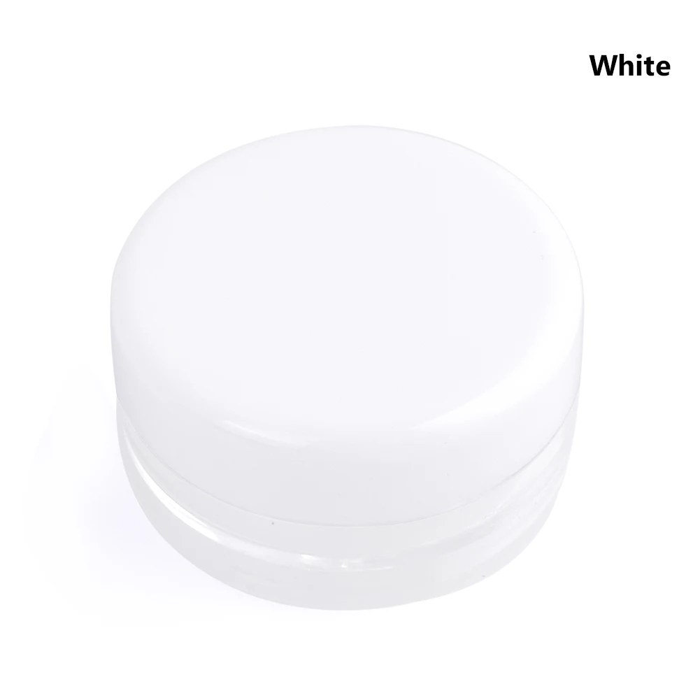 

50 Pcs 3g 5g Round Empty Plastic Cosmetic Makeup Jar Pots Transparent Sample Bottles Eyeshadow Cream Lip Balm Container Jars