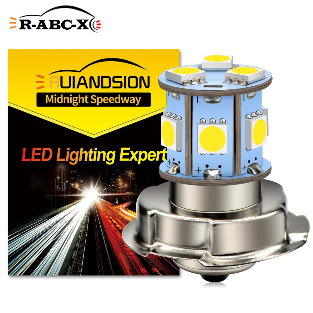 P26S светодиодные фары для мотоциклов лампы 3 Вт 720LM 5050 9 SMD 6000 K белые фары для вождения мотоцикл мото велосипед фары лампа 10-80 в