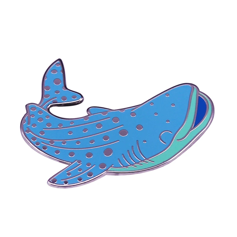 Красивый и уникальный КИТ в виде пасти акулы брошь милый океан с животными
