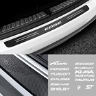 1 шт. Защитная Наклейка на задний бампер автомобиля для Ford Fiesta Mondeo ST Fusion Mustang Shelby Explorer Ecosport Escape Edge Ghia