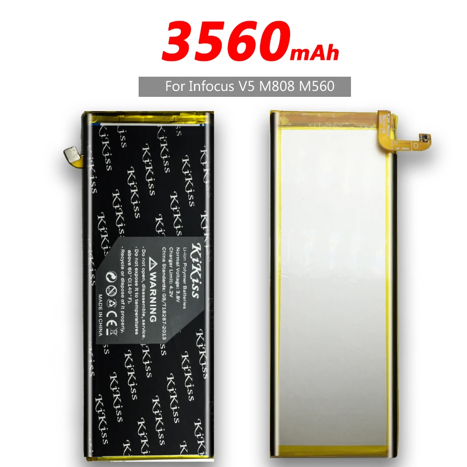 Бесплатный инструмент 3560mAh Мобильный телефон аккумулятор HE305 для Infocus V5 M808 M560 +
