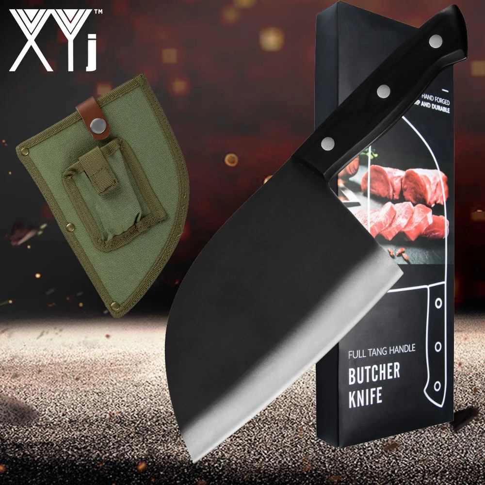 XYj нож измельчитель из высокоуглеродистой стали кухонный подходит для костей