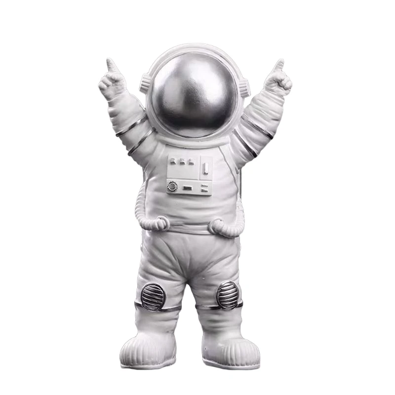 

B9HF Cute Spaceman Cartoon Astronaut Desktop Ornaments Creative Home Desk Miniature