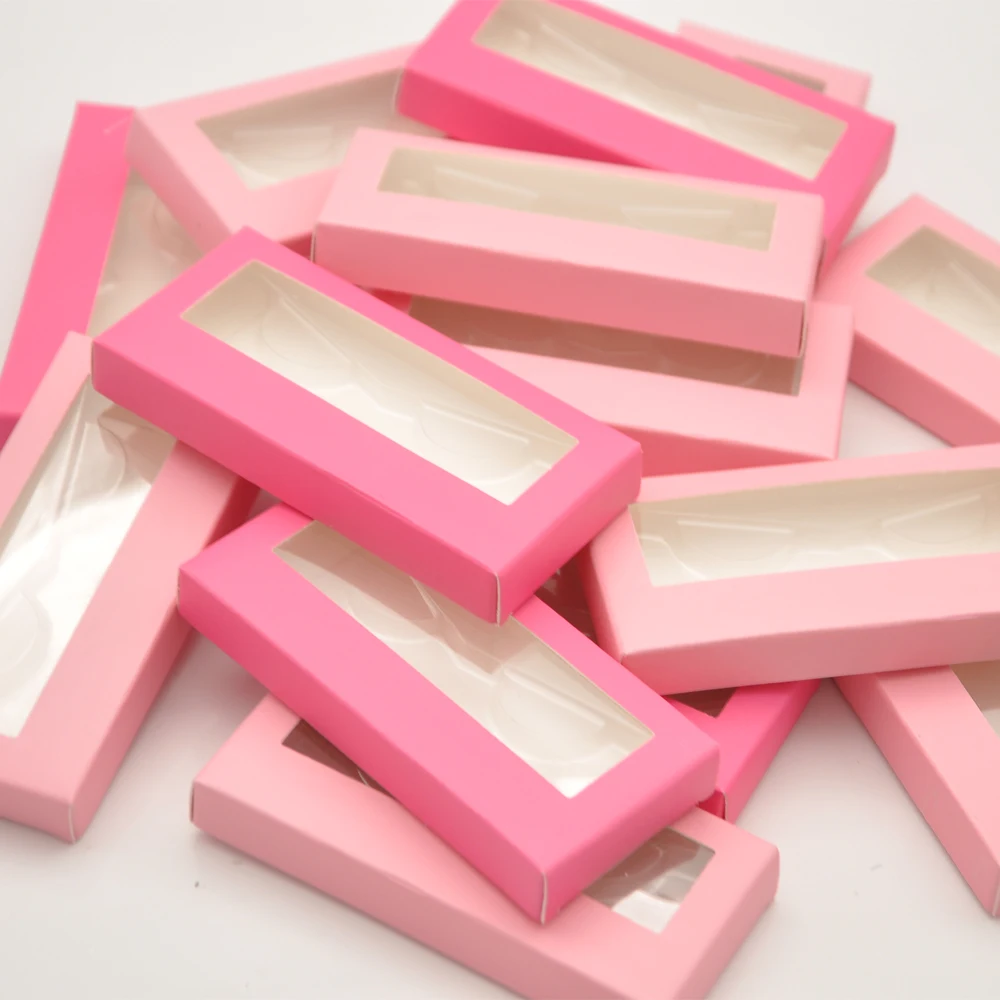 100/упаковка оптовая продажа бумажная коробка для упаковки ресниц коробки