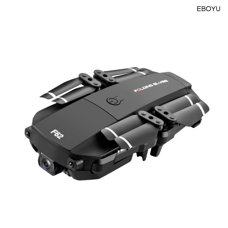 Складной Радиоуправляемый квадрокоптер EBOYU F62 Wi-Fi FPV 4K/480P HD камера оптический