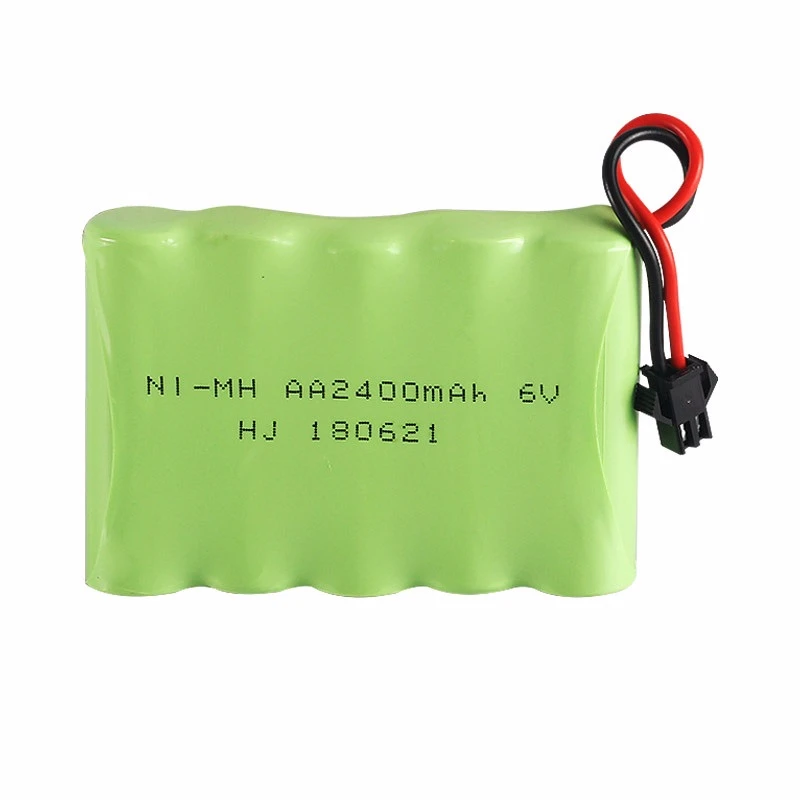 

2400mah 6v Rechargeable Battery For Rc toys Cars Tanks RC Robots Gun NiMH Battery AA 6v 2400mah Batteries Pack For Rc Boat 5PCS