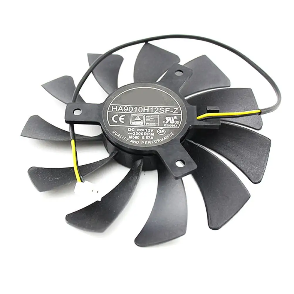 HA9010H12SF Z охлаждающий вентилятор GPU для MSI RX560 GTX1050/1050ti ITX AERO карты Графика