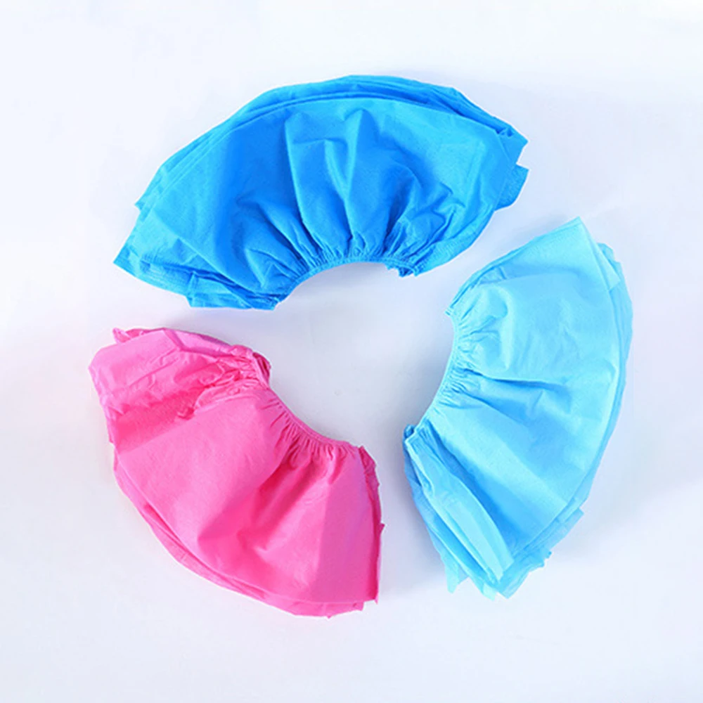 1 упаковка/100 шт одноразовые бахилы водонепроницаемые для ботинок пластиковые