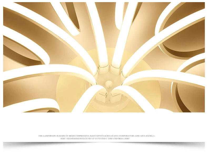 Современные светодиодные люстры для гостиной освещение спальни столовой дома