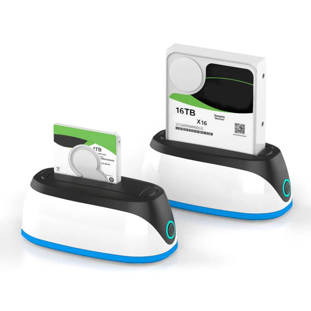 

Док-станция для жестких дисков 3,0/2,5 дюйма, RGB, USB 3,5
