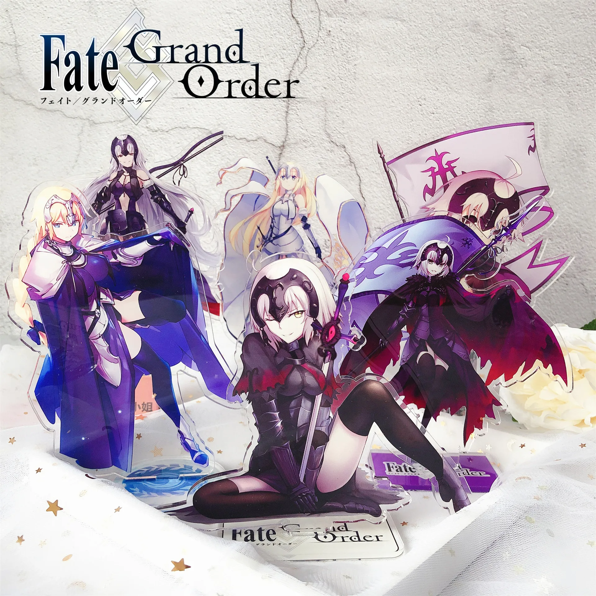 nime Fate/Grand Order FGO Jeanne dɺrc Saber Lily Acrylic Stand Figure Desktop Decoration Collection Model Toy Cosplay Doll | Игрушки и