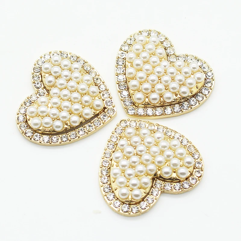 

Взрывные Модели стразы, жемчужные сердца, ювелирные аксессуары, 5 шт., великолепное украшение для свадьбы, ручная работа, оптовая продажа