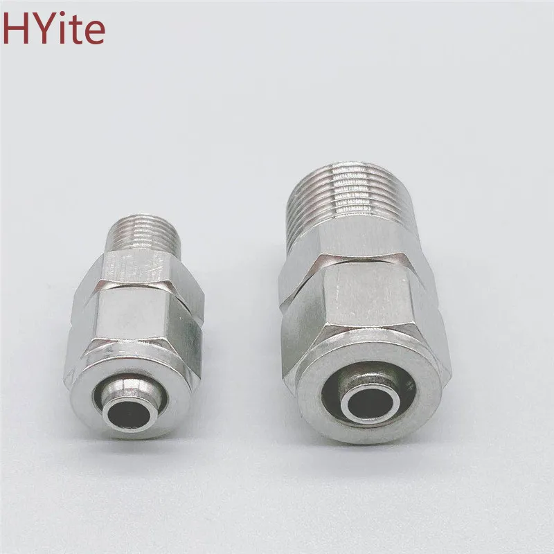 Гайка для быстрого закручивания 4 мм 16 OD труба из нержавеющей стали SS 304 фитинги