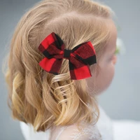 retro bow children hair clip hairpin for girls sweet printed side bangs hair clips fashion hair accessories pinzas para el pelo