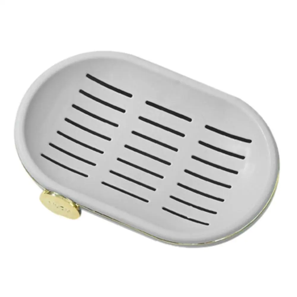 

Draining Soap Tray - Soap Case Box Draining Soap Holder For Bathroom Sink Double-Layer Drip Tray Design Keeps The Soap Dry