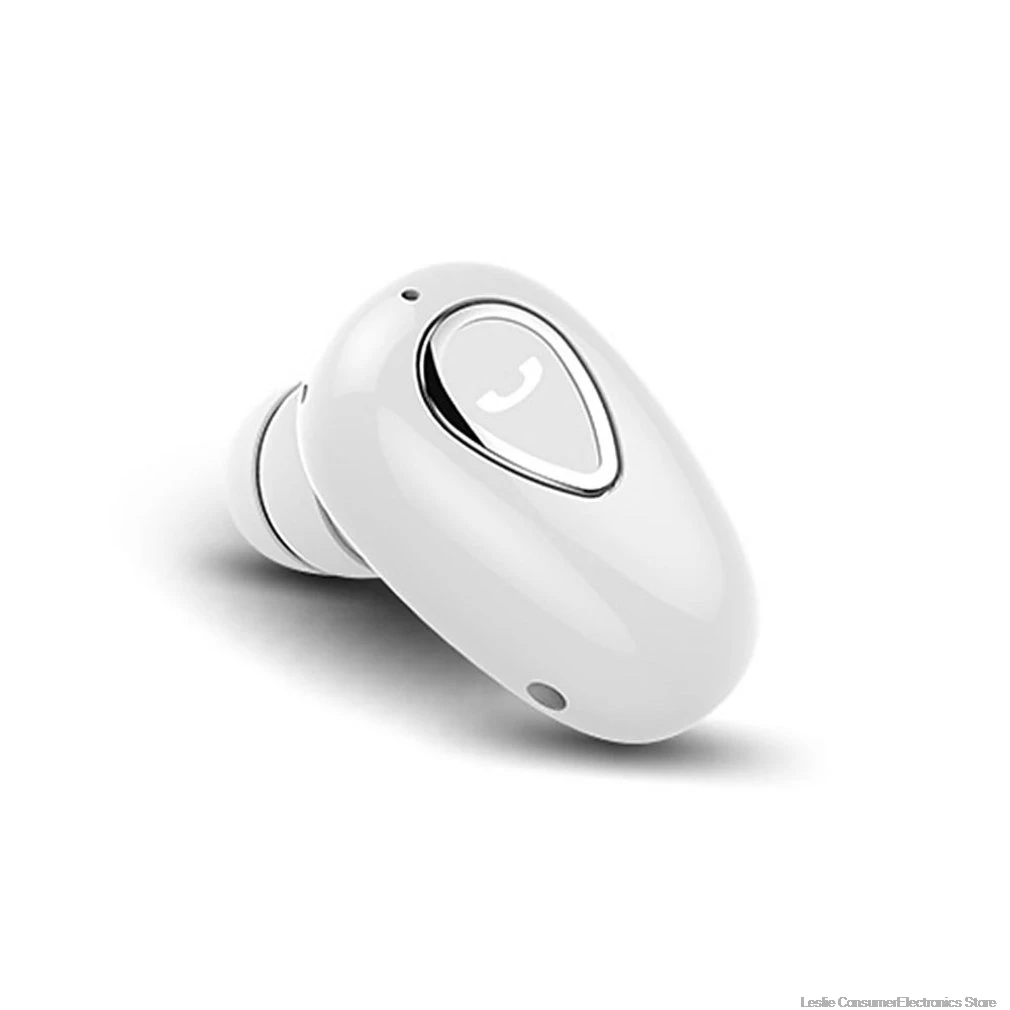 White Мини Bluetooth наушники беспроводные наушники-вкладыши мини спортивные невидимые стерео эргономичный дизайн для спорта на открытом воздухе автомобиля вождения телефона спорта - Цвет: White