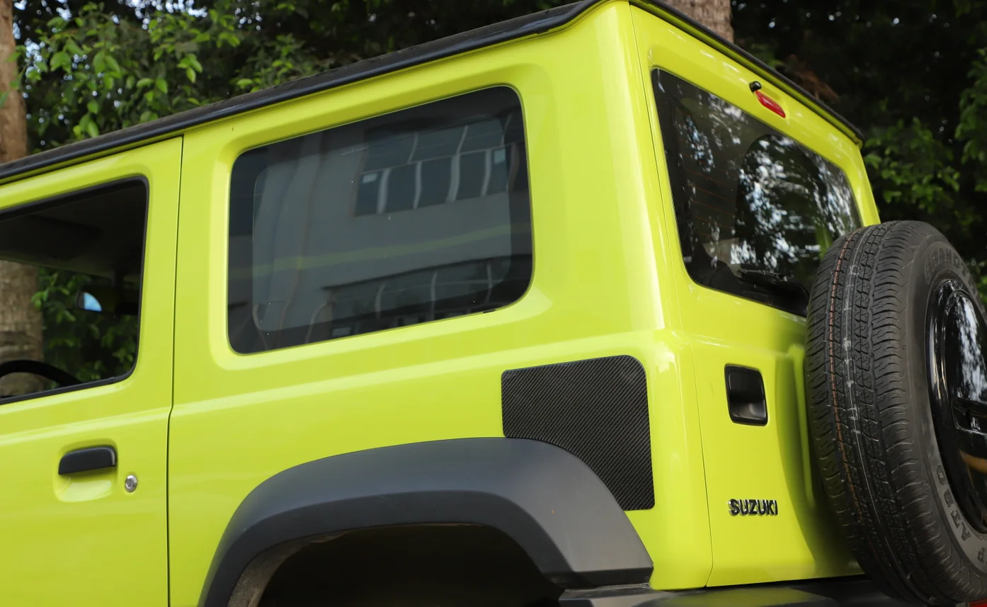 4 * Настоящее углеродное волокно Передняя и задняя защитные крышки для Suzuki Jimny 2019 +