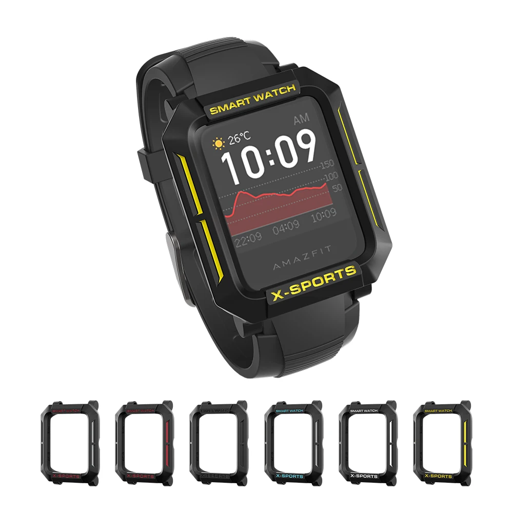 Для Amazfit Bip чехол смарт часы протектор для Xiaomi жесткий защитный Huami Lite S U бампер PC TPU