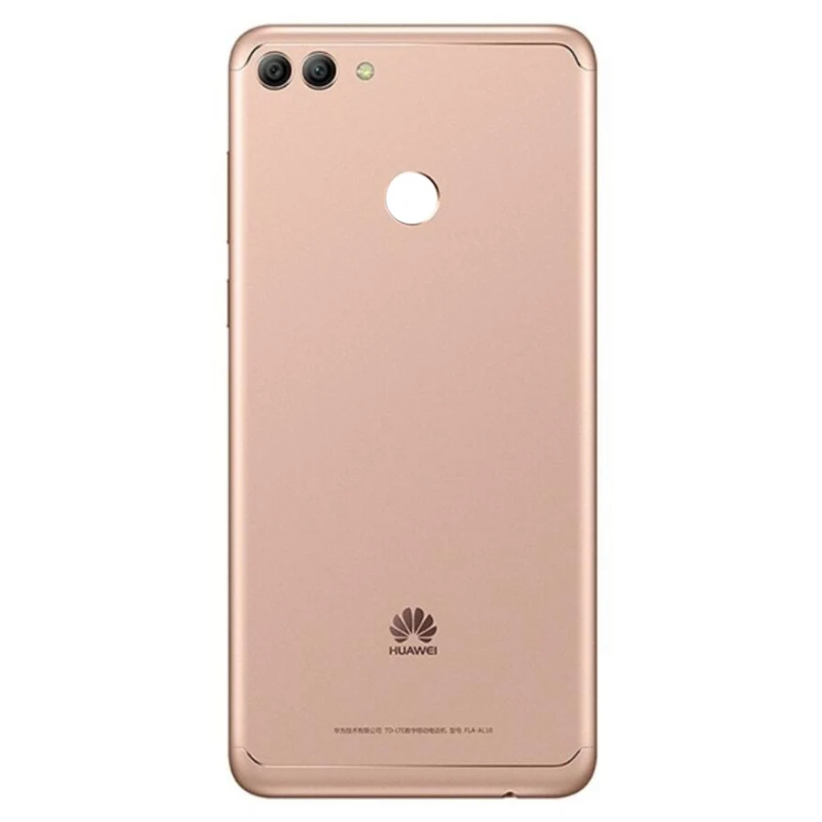 Для huawei Y9 крышка батареи задняя крышка Корпус задняя дверь Чехол Y9 крышка батареи средняя шасси+ Кнопки громкости питания - Цвет: Pink