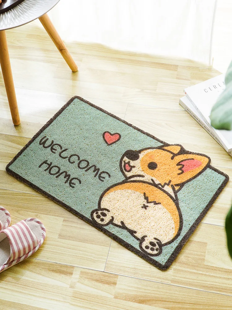 

Nordic Cartoon Cute Girl Heart Floor Mat Home Decorations Creative Personalized Bedroom Bathroom Doorway Decoration