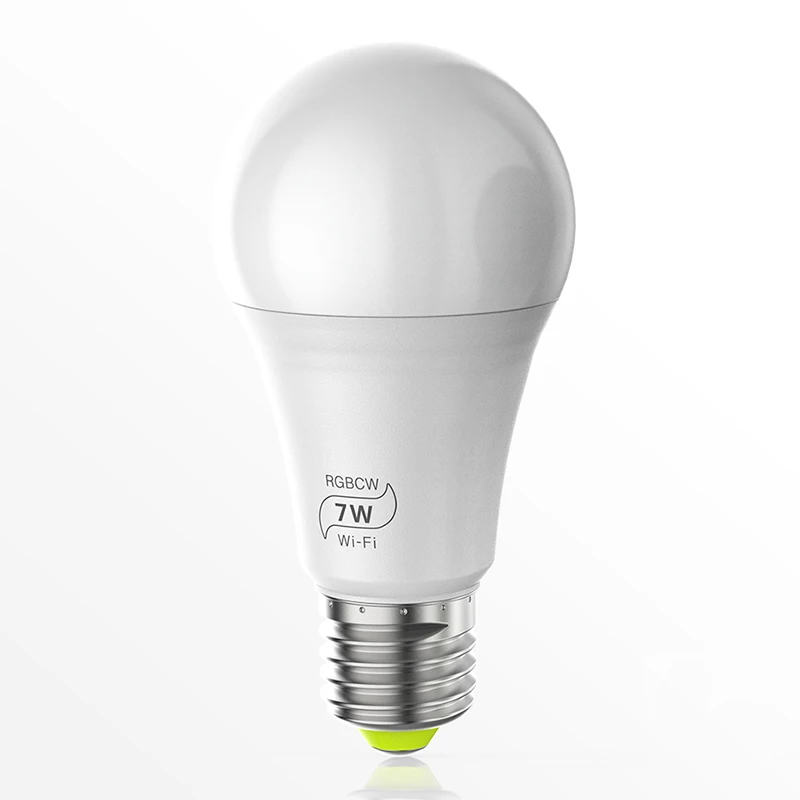 1psc 5 шт. RGBW умный wifi светодиодный светильник лампа умный дом 7 Вт E27 RGB светодиодный светильник Голосовое управление с Alexa Google Home дистанционное управление - Bundle: 1psc