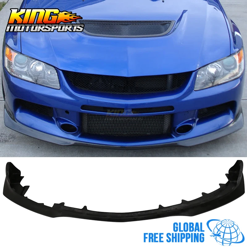 

Спойлер для переднего бампера Mitsubishi Lancer EVO 9 IX, подходит для 2006-2007 06 07 Mitsubishi Lancer EVO 9 IX PU Global, Бесплатная доставка по всему миру