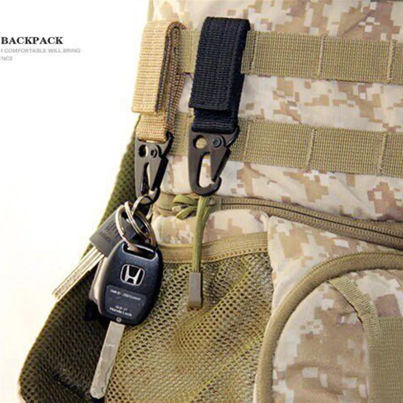 5 шт. лямки Рюкзак с карабином ремень клип сумка-набор для путешествий оттяжкой