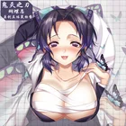 Креативный мультяшный аниме рассеиватель демонов: Kimetsu No Yaiba Kochou Shinobu 3D сексуальный нагрудный силиконовый коврик для мыши модель подставка для запястья подарок