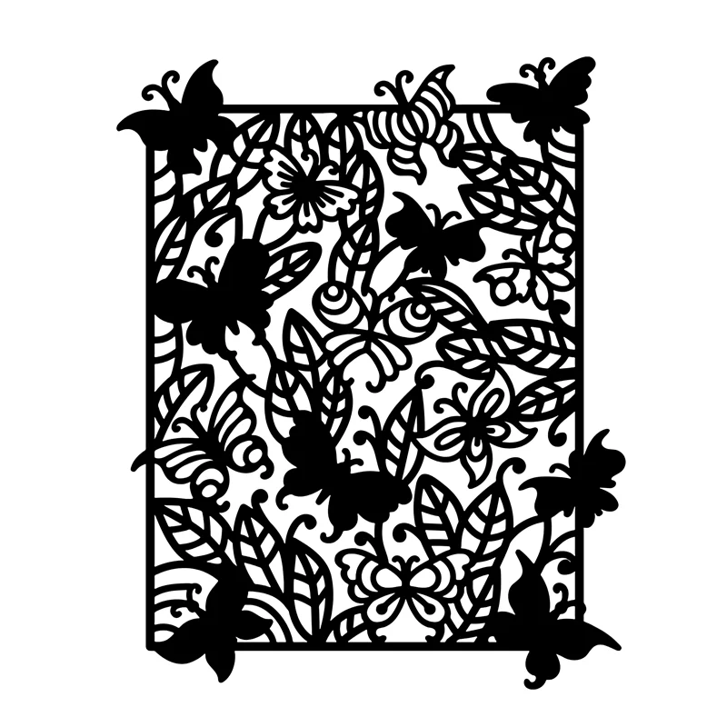 YaMinSanNiO рамка с бабочкой резка металла штампы новые 2019 ремесленные для