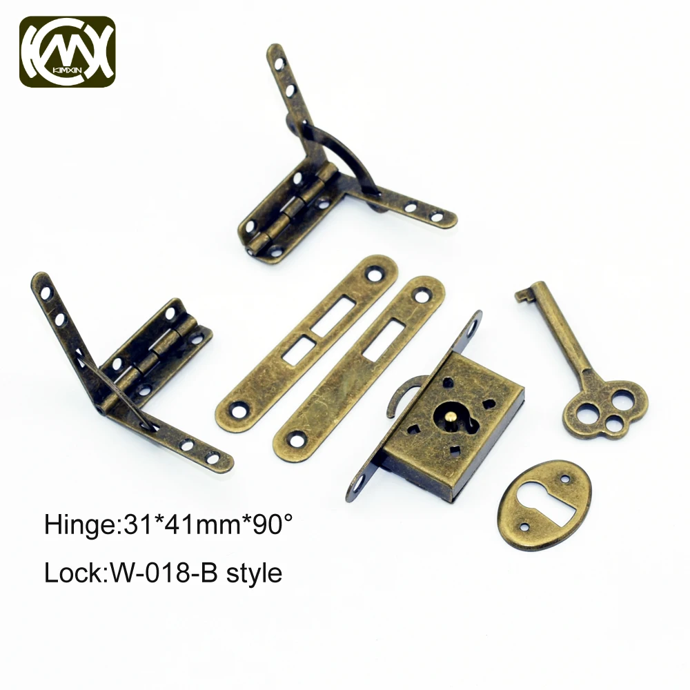 Бронзовая коробка для вина KIMXIN 1 набор (2 шарнира + замок) сбора корпус еды