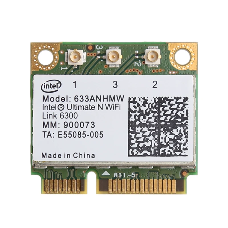 Двухдиапазонная беспроводная карта 450M 633ANHMW PCI E для Intel Ultimate N WiFi Link 6300|Сетевые