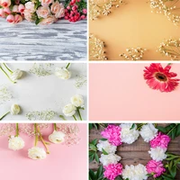 vinyl custom photography backdrops prop flower and wooden planks theme photography background 191023spk 001