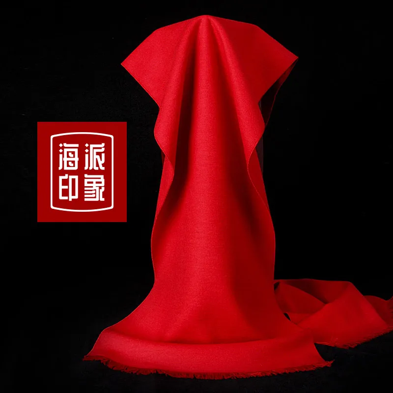 

★Shanghai silk scarves male hangzhou winter warm true velvet gift mulberry silk scarves men velvet scarf