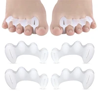 4 pcs2 pairs 2 750 79in foot care bunion corrector pain reduce high elastic toe spacer feet bone toe separator kapmore