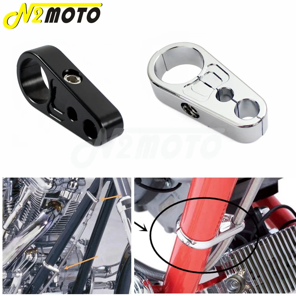 Зажим для тормозной дроссельной заслонки мотоцикла черный зажим алюминиевый