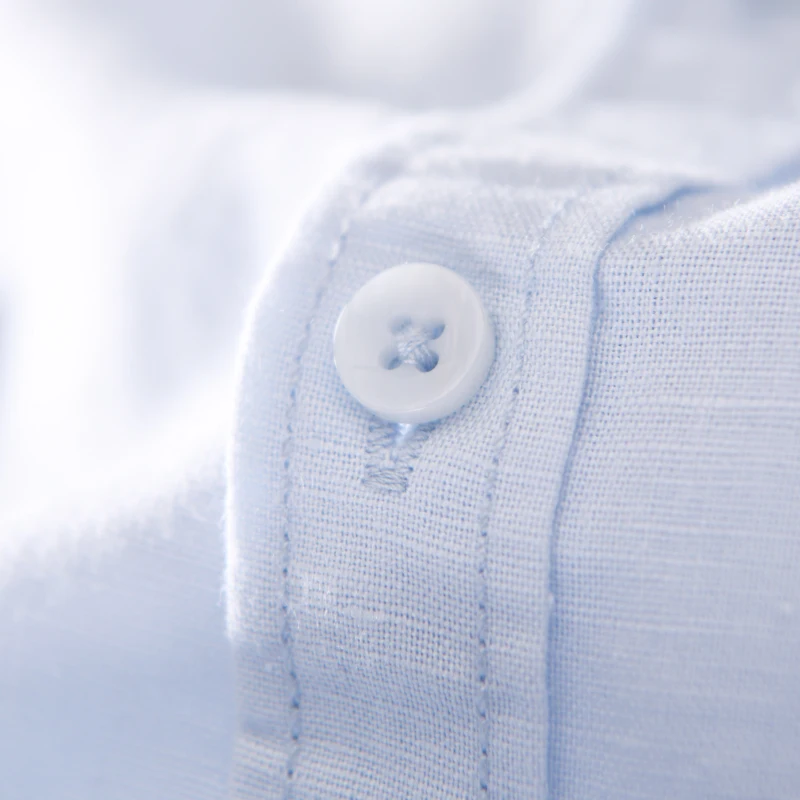 Хлопковая и льняная брендовая рубашка мужская с коротким рукавом желтая