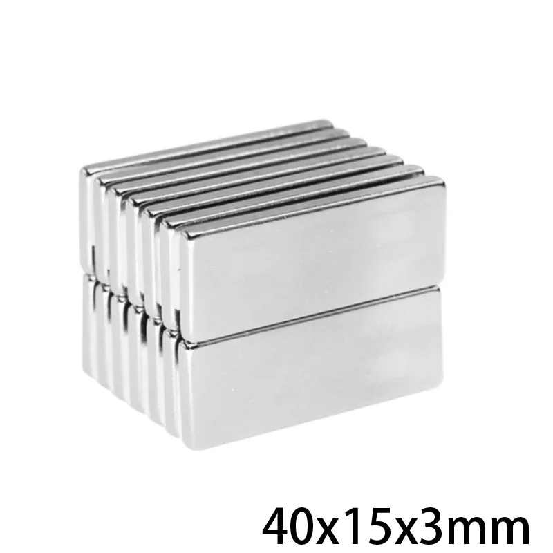 

5~30PCS 40x15x3 mm Powerful Magnets 40mmX15mm N35 Block Strong Neodymium Magnet 40x15x3mm Permanent NdFeB Magnetic 40*15*3 mm